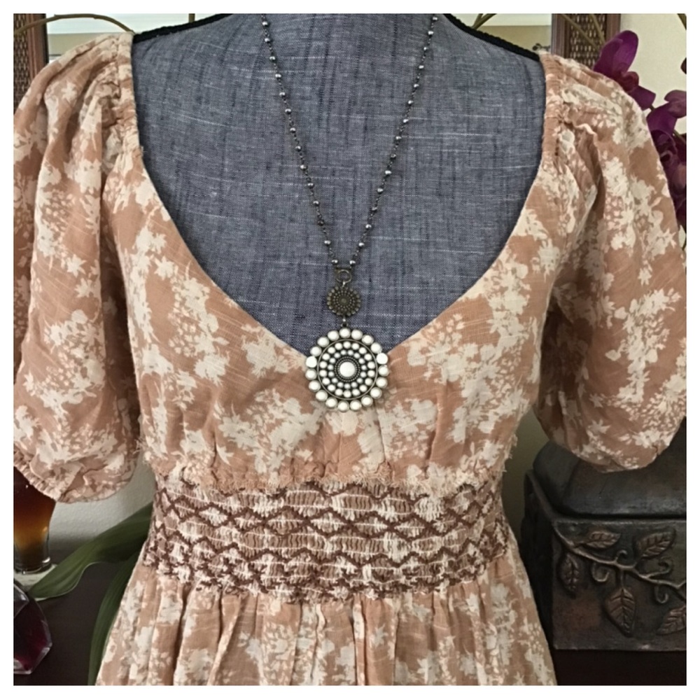 Free People Ellie Printed Maxi Dress.  NWT. - Picture 6 of 9